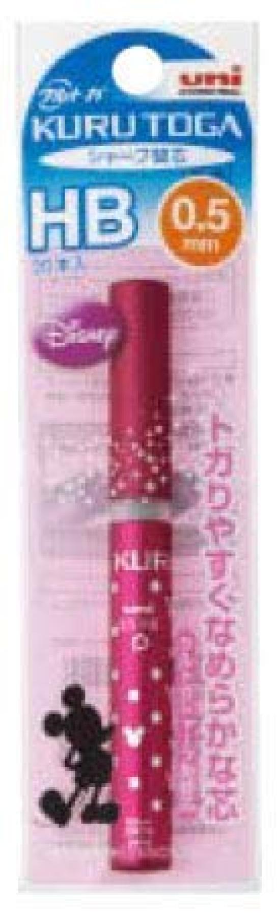 

Edition Disney Kurutoga Mechanical Pencil Refill Pink HB Mechanical Pencil KURUTOGA Limited 0.5mm