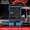 High-Power Car Inverter: 12V/24V To 220V Truck Charger Transformer