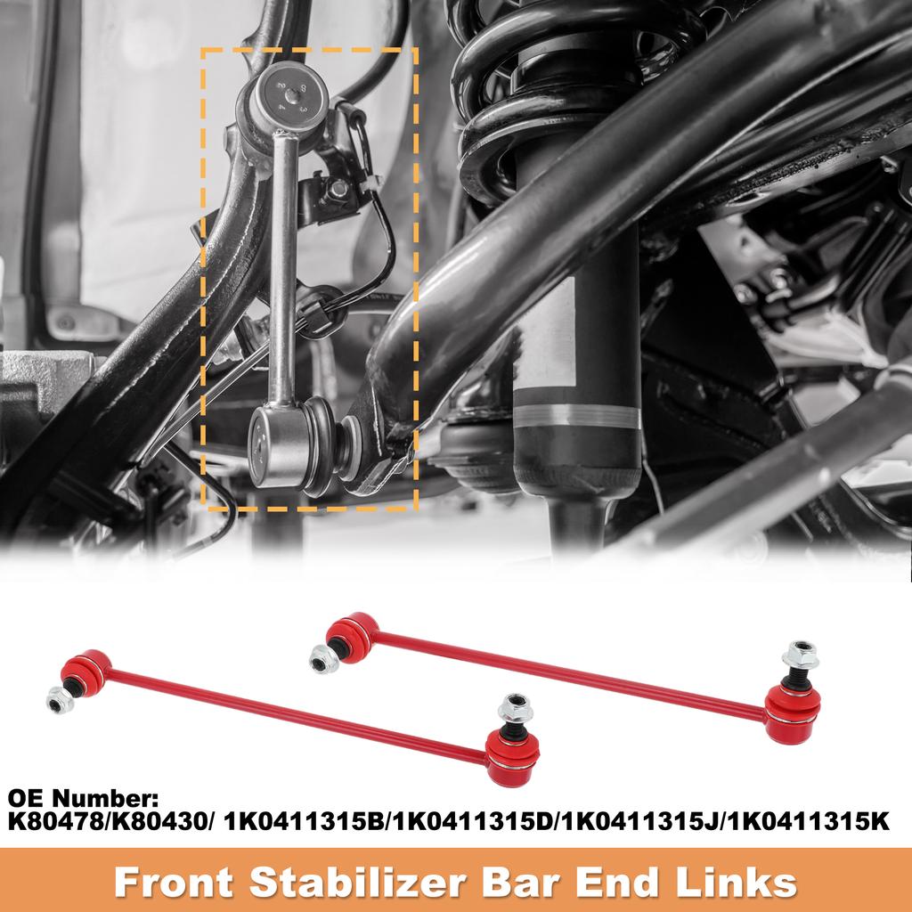 X Autohaux No.K80478 2pcs Front Sway Bar Links for VW Jetta Golf Beetle CC Tiguan Golf