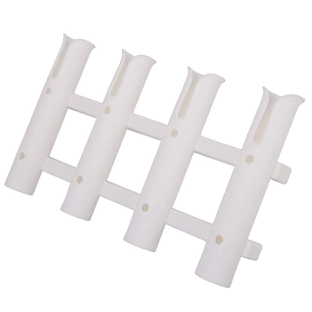 Bootswandmontierter Angelrutenhalter 4 Röhren Nylon Vertikales Angelrutenregal für Boote Yacht Kajak