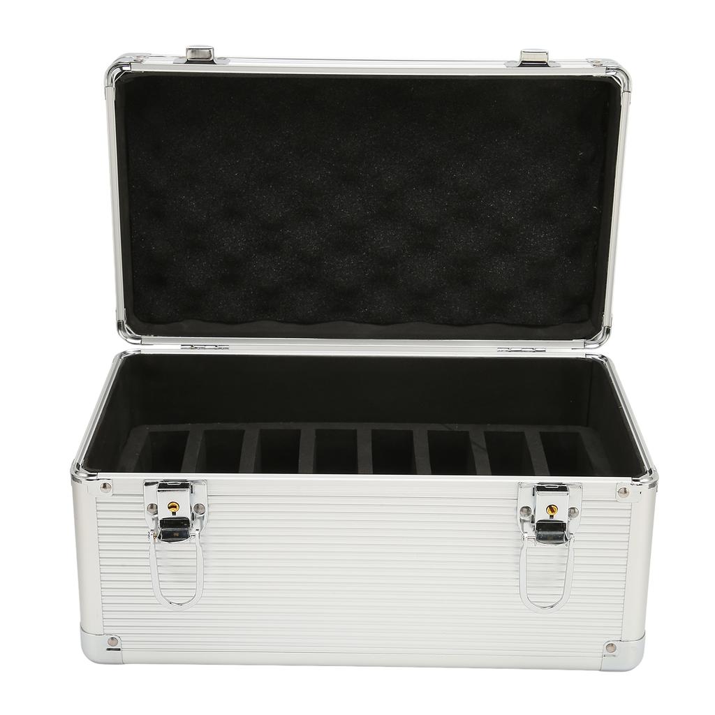 Hard Drive Storage Box 10 Bay Shockproof Hard Drive Storage Case with Security Lock 1 Tool Placement for 3 5in Hard