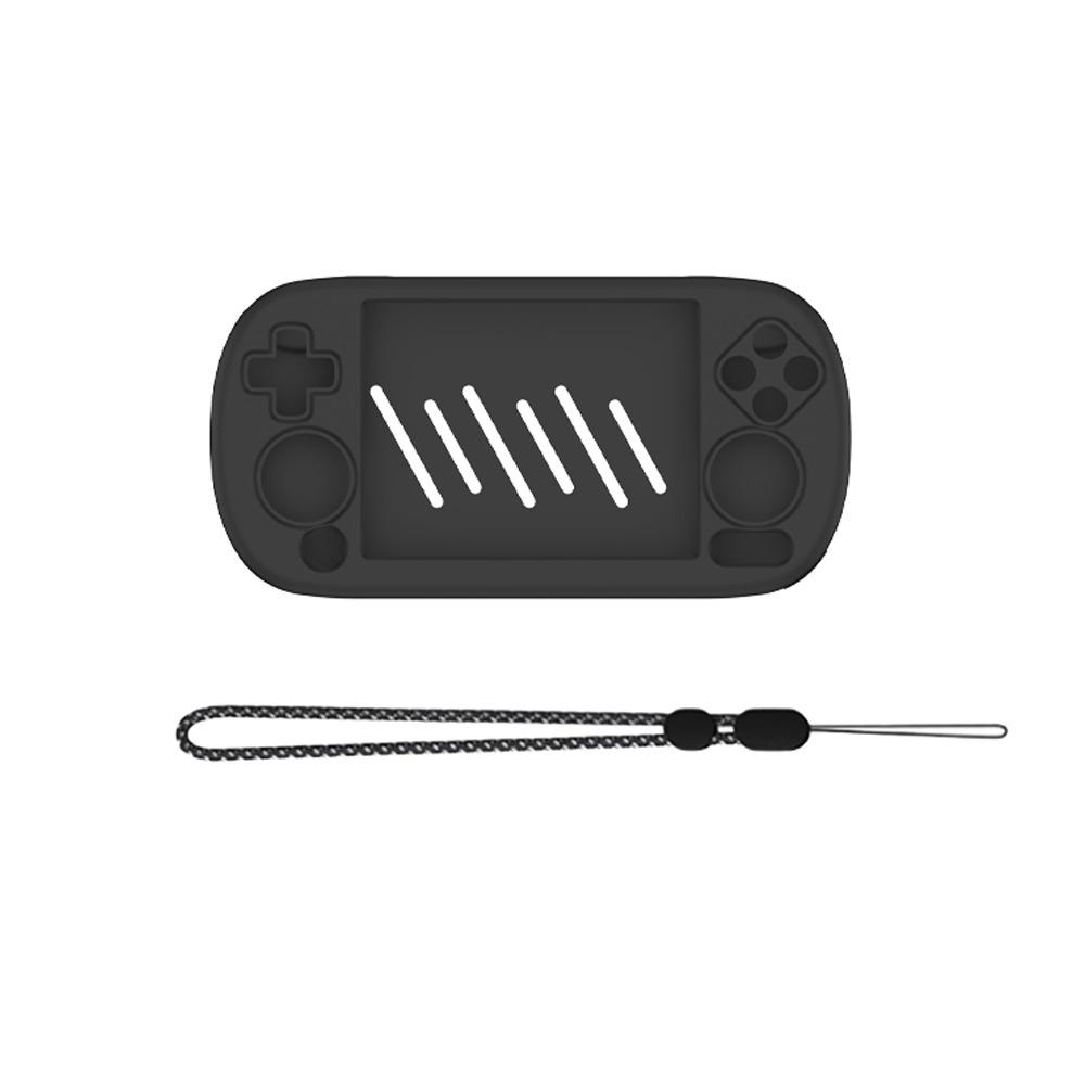 

Противоцарапный чехол для игровой консоли Силиконовый чехол Новый защитный чехол для ANBERNIC RG40XX H чёрный