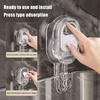 Punch-Free Bathroom Drain Rack Wall-Mounted Suction Storage Box Kitchen Bathroom Organizer No Drilling Storage Accessories