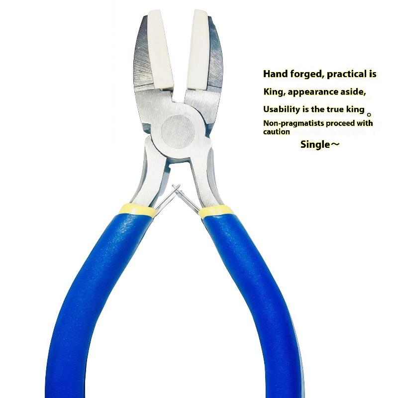 1Pcs Flat Nose Pliers Double Nylon Jaw Pliers Jewelry Plier Wire Straightentener Craft And Diy Tool Kit For Jewelry Making