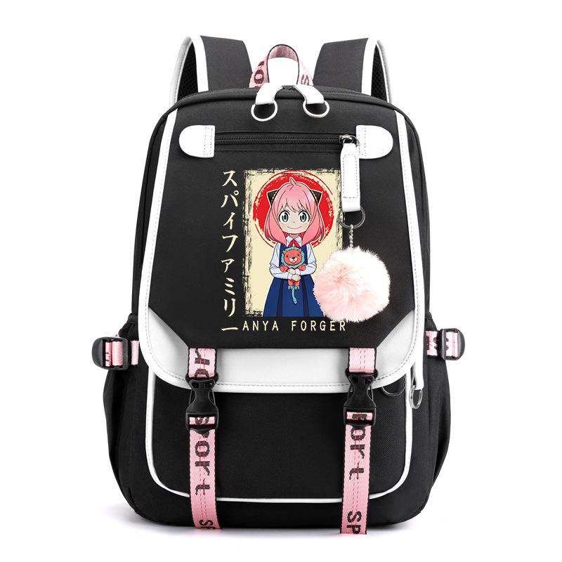 RiMan SPY x FAMILY Spy Play House Backpack Junior High School Student Personality Trend College Style School Bag