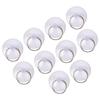 10pcs Suction Cups With Hoop Transparent Rubber Glass Suckers 25/35/45mm Diameter Perfect For Bathroom Wall Hooks