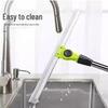 1,5m grüner Teleskopstiel Bodenwischer für Küche & Bad - Silikon Zauberbesen & Wasserschaber