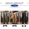 JEEP Men's Loose Straight Casual Cargo Pants