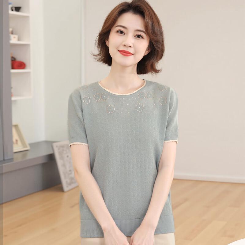 Da Tang Fu Ren Women's Summer Short-Sleeve Top