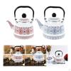 Enamel Tea Kettle Picnic Pot Teapot Water