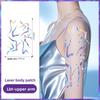 KPop Laser Glanz Temporäre Tattoos: Wasserdichte Ganzkörper-Aufkleber für Cosplay, Party-Gesichtsabziehbilder