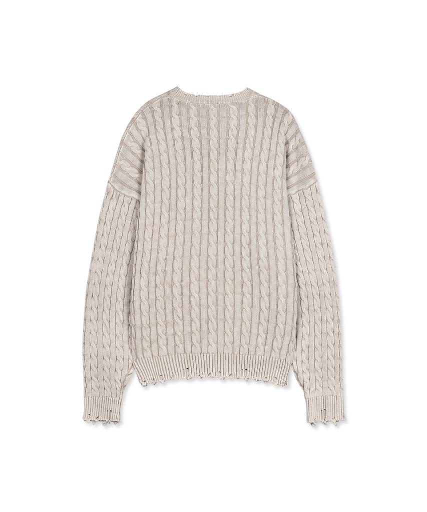 Aejyuttingkeumamaindeu Washed Memory Knit_Beige(M)