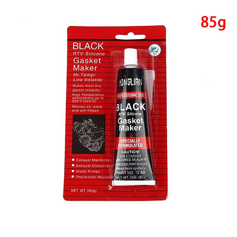 Oil Resistant Gasket-Free Car Sealant Engine Sealant Car High Temperature Silicone Repair Glue Black Liquid Gasket Sealer