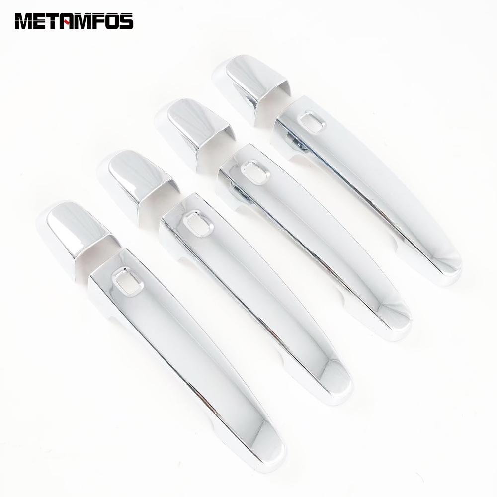 Side Door Handle Bowl Cover Trim For Chevrolet Blazer Carbon Fiber Protector Exterior Car Accessories