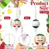 Christmas Ball Ornaments Charm With 12 Faces 12 Pieces Christmas Tree Pendants Ornaments For Holiday Wedding Party Wreath Window