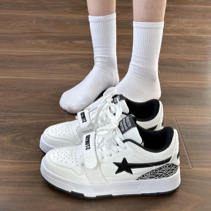 Maillard White Shoes Women's Shoes Platform Spring New Versatile Shoes Casual Sports Board Shoes Heightened and Lightweight