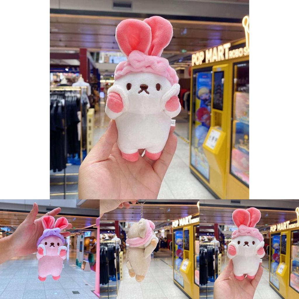 Creative Plush Face Washing Pig Keychain With Soft Cotton For Kids And Collectors