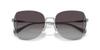 Coach HC7158D CL906 SHINY SILVER 58 Sunglasses Women's