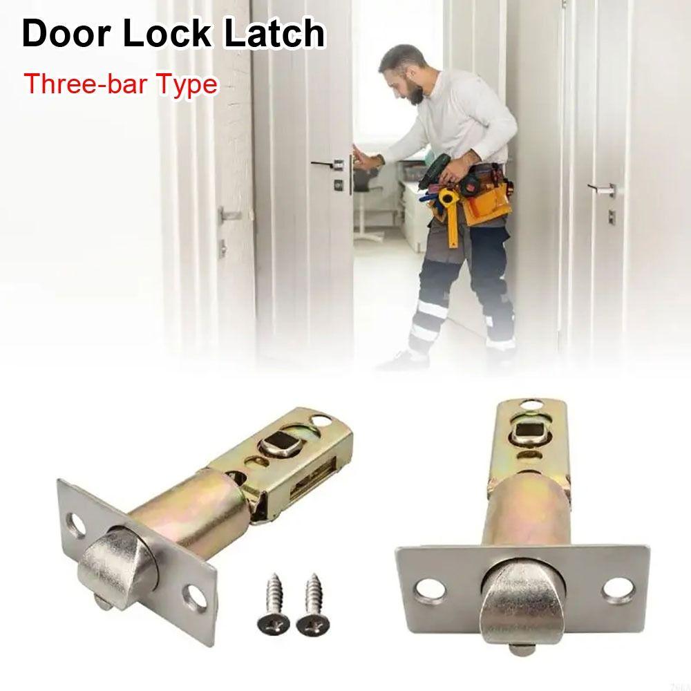 1Pcs Lockbody Door Lock Latch Stainless Steel Internal Bolt Catch New Lock Tongue Core Bathroom