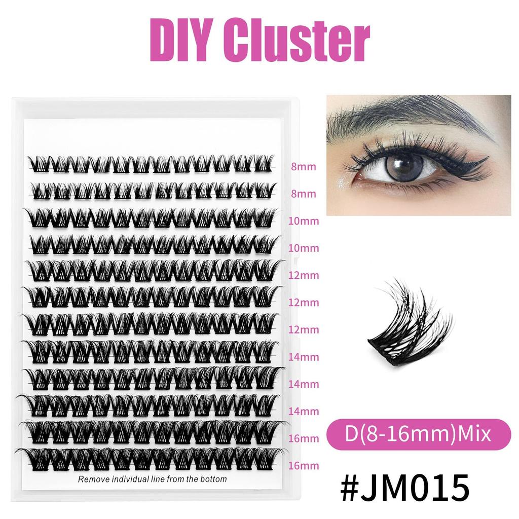 Single Cluster False Eyelashes European and American Thick Large Capacity Hot Melt Hair