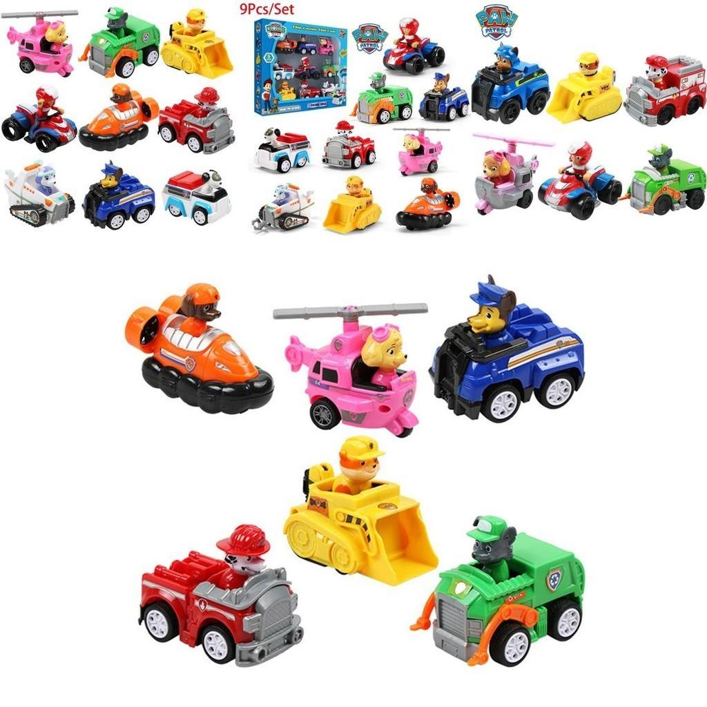 Authentic Paw Patrol Vehicles Set For Kids With Pull Back Action Perfect For Collections