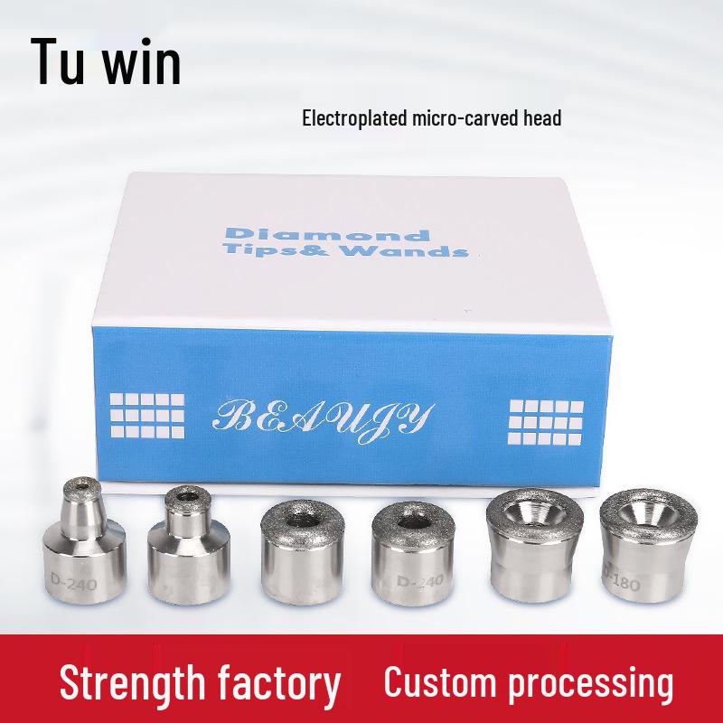 

Diamond Micro-Carving Skin Resurfacing Instrument with Electroplated Head - Six-Pack Box