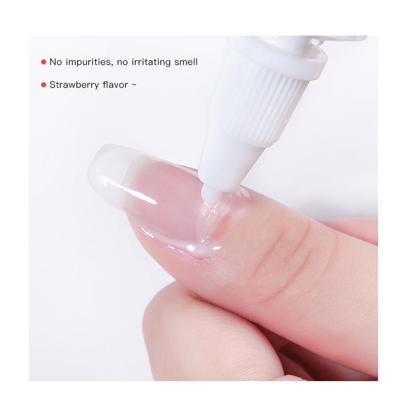 JTING Natural Air Drying Nail Dead Skin Softenr 60ML Nail Polish Cuticle Softener Strawberry Flavor Soften and Soothes