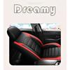 All-inclusive Fashionable Car Seat Covers with Pu Leather, 2 Pieces Suitable for Most Cars To Resist Wear and Tear and Scratches