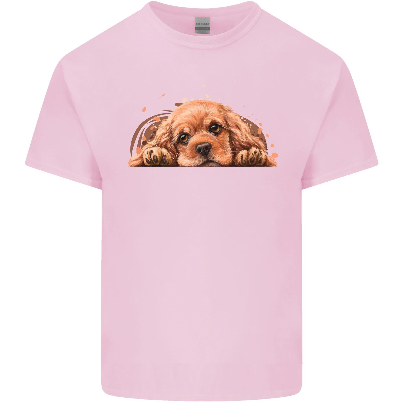 A Cute Cocker Spaniel Dog Kids T-Shirt Childrens 4XL