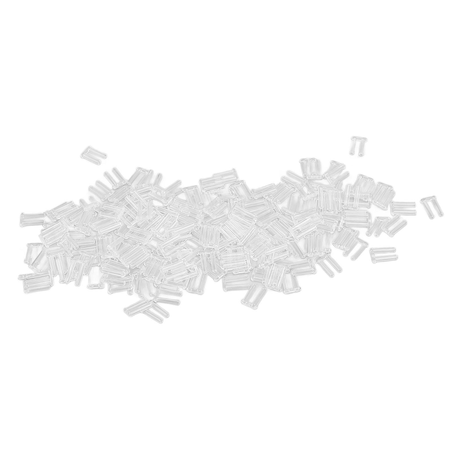 

200 Pcs Clear Rimless Glasses Compression Sleeve Fixing Accessories Tools Universal Fit Rimless Frames Mounting Sleeve