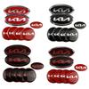 Auto Frontgrill Emblem Heckklappen Abzeichen Radnaben Deckel Aufkleber Lenkrad Mittel Aufkleber für KIA K3 K5 Sportage R Sorento Carens