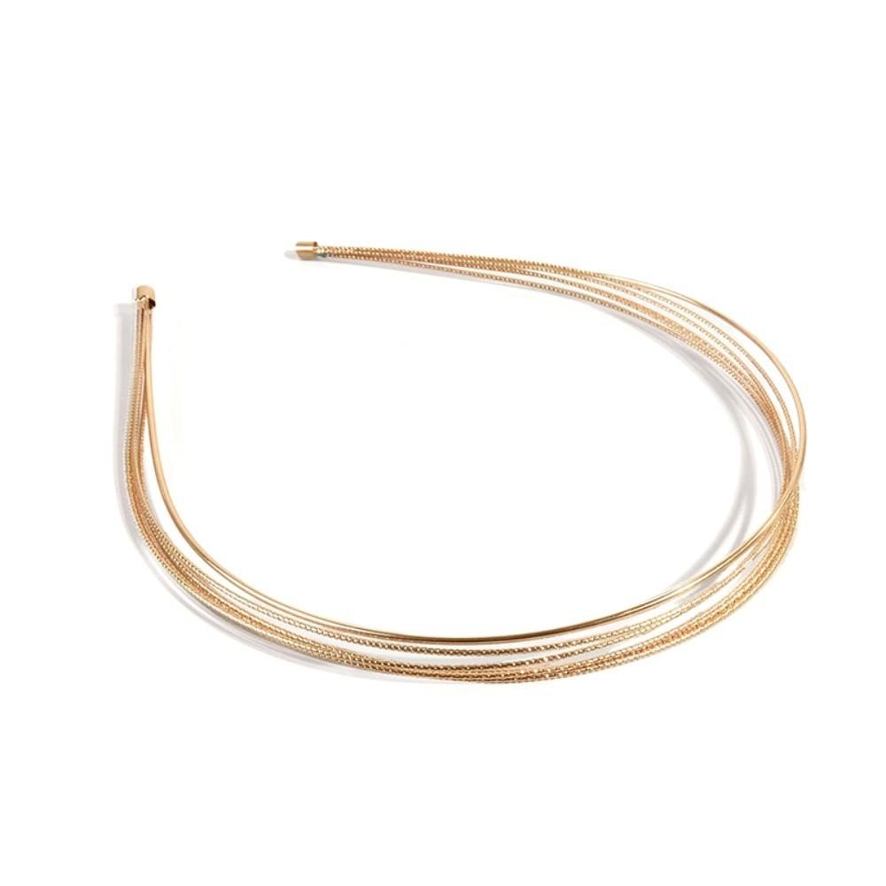 Adjustable Thin Headbands Metal Head Hoop Elegant Hair Band Girls
