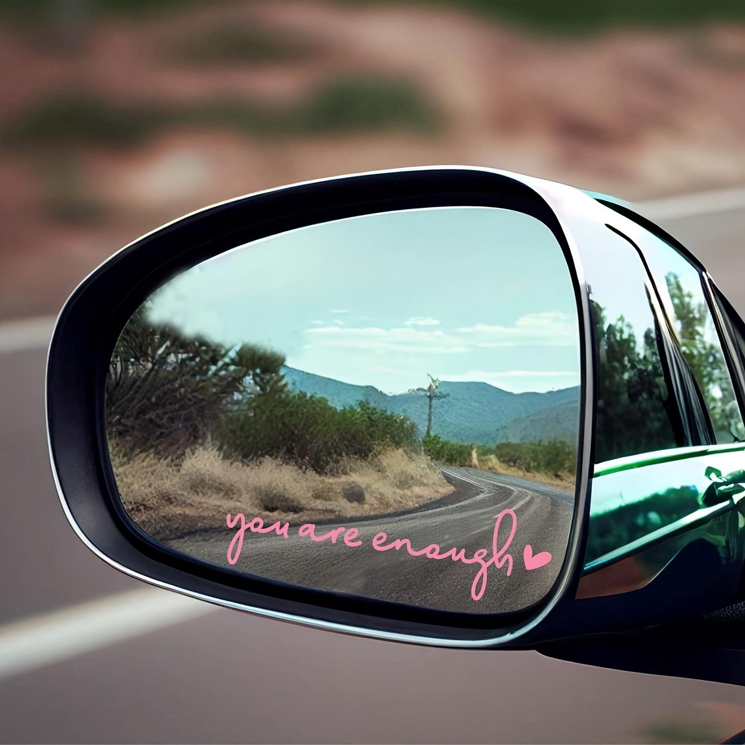 

3 шт. виниловые наклейки Ты достаточно - самоклеящиеся мотивационные цитаты для зеркал заднего вида автомобиля, ноутбуков и бутылок для воды автомобиль