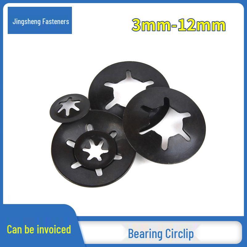 

Plum Blossom Washer: Flanged Bearing Collar, Retaining Ring, Steel Shaft Collar (M2-M12) Stainless Steel Standard 3*10 (1000 pcs)