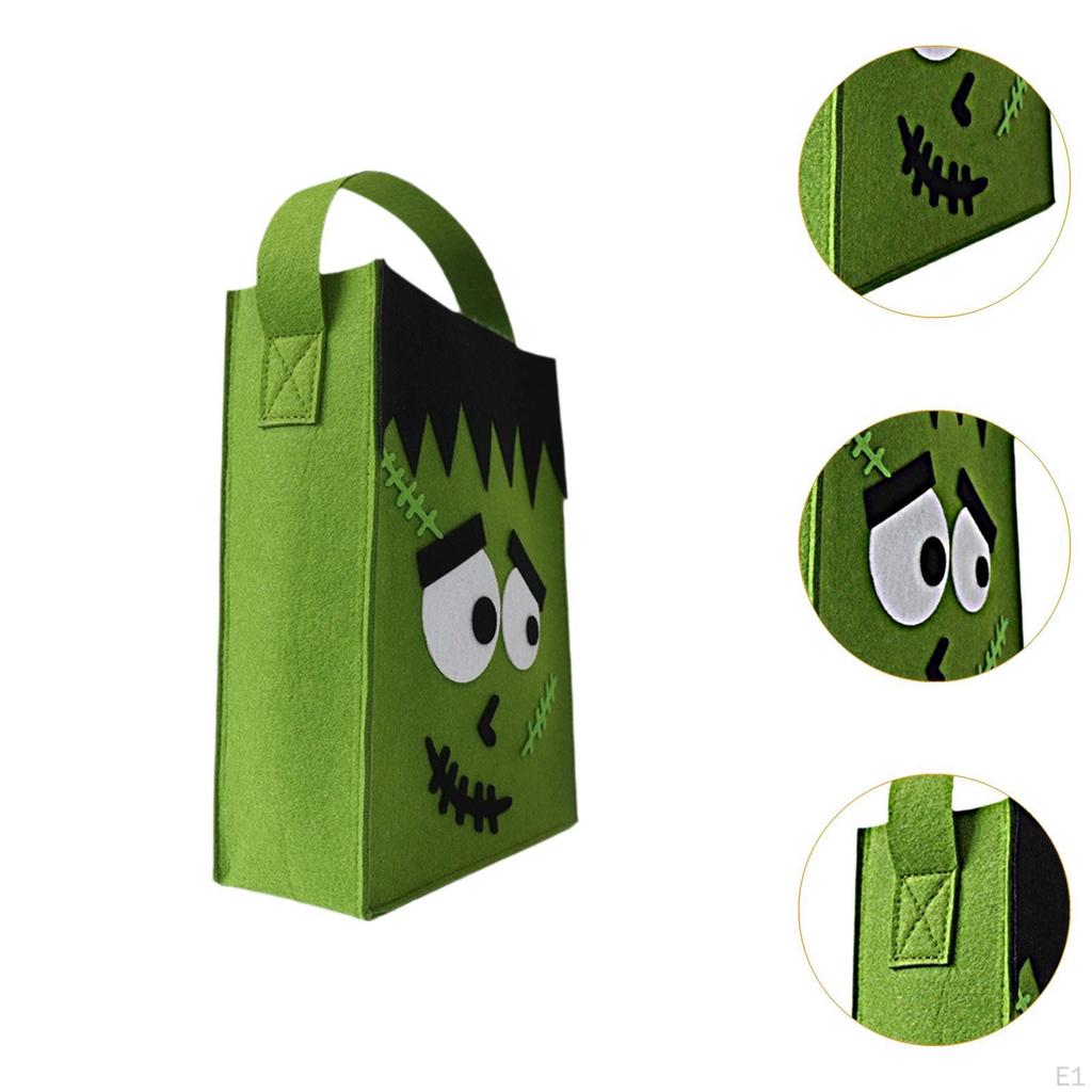 Halloween Gift Bag, Reusable And Versatile Candy Felt Tote Bag for Shopping, Party, Holiday