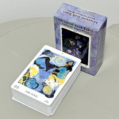 The Awakening Aeon Tarot 82 Stuks Tarotkaarten met Prachtige Kleuren en Unieke Afbeeldingen van De Grote en Kleine Arcana 9*6cm