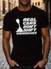 Unisex T-Shirt Echte Autos ändern sich nicht Selbst Kreativer Auto-Schaltknüppel-Druck