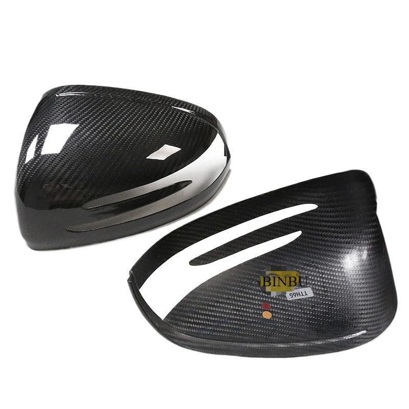 Dry Carbon Fiber Rearview Mirror Cover for Mercedes AMG GT, SLK, SLC, SLS R172/R197/R231