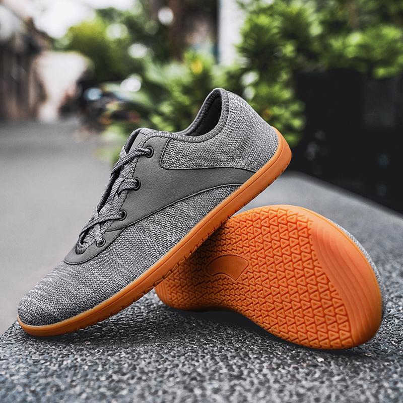 Men Wide Barefoot Shoes For Unisex Trail Running Non-Slip Minimalist Walking Shoes Light Breathable Outdoor Sneakers Plus Size