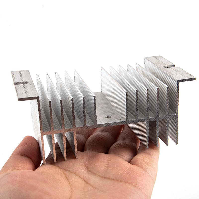 Releu Solid Stare Monofazat Aluminiu Ssr Radiator Bază Disipator Căldură 50*125*70Mm