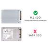 CHENYANG CY U.2 U2 Kit SFF-8639 to PCI-E 3.0 x4 Lane Host Adapter for Intel Motherboard & 750 NVMe PCIe SSD