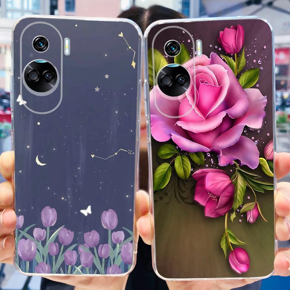 For Honor 90 Lite CRT-NX1 Cool Dragon Cartoon Phone Case For Honor 90lite Soft Silicone TPU Cases