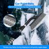 35.4" Ice Scrapers For Car Windshield, Extendable Snow Brush For Car With Foam Grip, Snow Scraper For SUV Truck - Gray