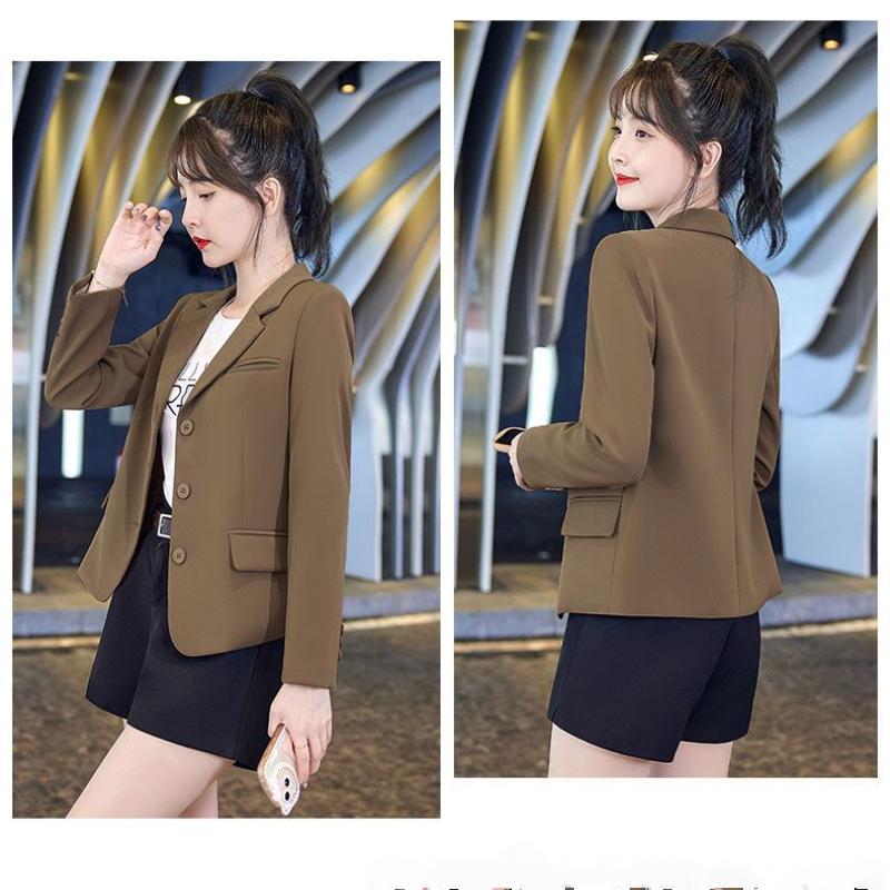 Plus size mulheres blazers jaquetas trabalho senhora do escritório moda terno fino único breasted negócios feminino blazer casacos formais S-XL