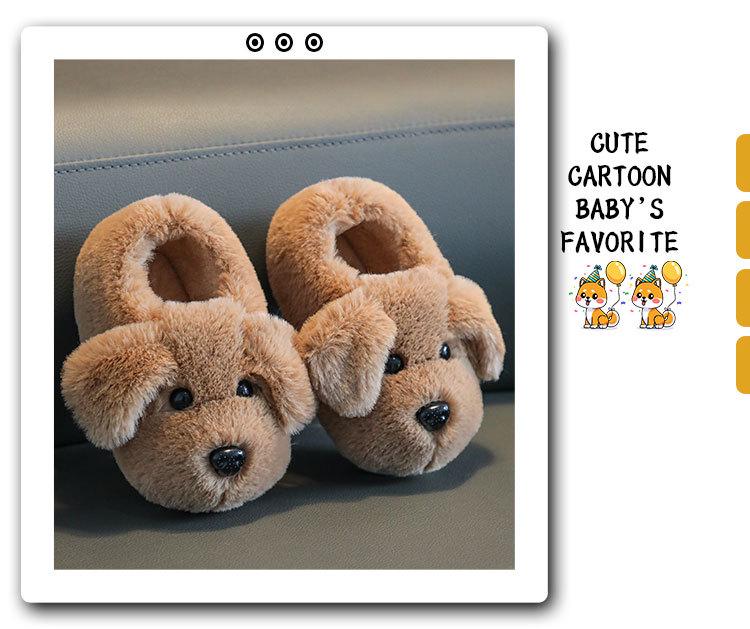 Zapatillas de Algodón de Dibujos Animados para Niños - Niños y Niñas 1-3 Años, Calzado Acogedor para Interior para Bebés y Niños Pequeños, Ideal para Otoño e Invierno