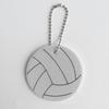 5Pcs Keychain Reflector Pendant Keyring Safety Reflector with Chain for Backpack