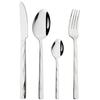 Western 4Pcs Stainless Steel Dinnerware Diamond Shaped Knife Fork Spoons Cutlery Set Restaurant Kitchen Tableware Flatware Set