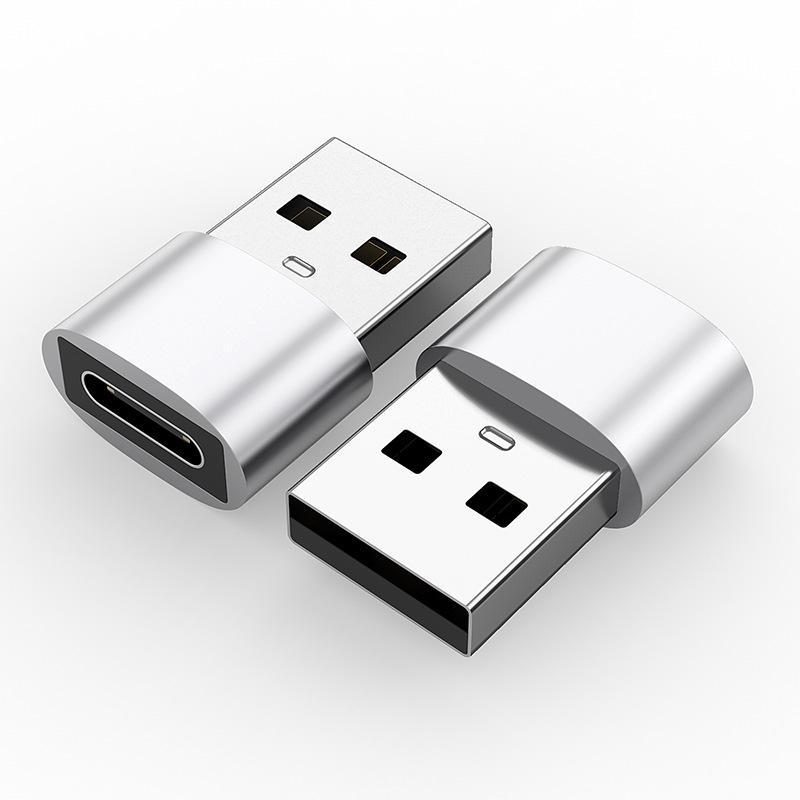 NNBILI 2Pcs USB To Type C OTG Adapter USB USB-A Male To USB Type-C Female Converter For Macbook Samsung S20 USB C OTG Connector 3