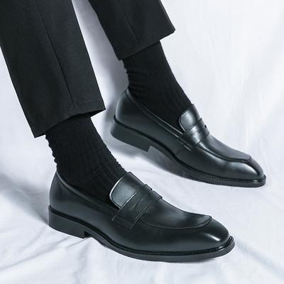 New Classic Vintage Top Layer Genuine Leather Slip On Loafers Breathable Business Design Casual Cowhide Flats Shoes Lightweight