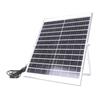 Efficiency 12V 25W Monocrystalline Solar Panel Aluminum Frame DC5.5x2.1mm Output for Security Cameras Ventilation Fan
